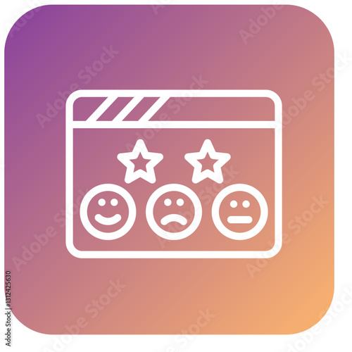 Vector Design Satisfaction Icon Style