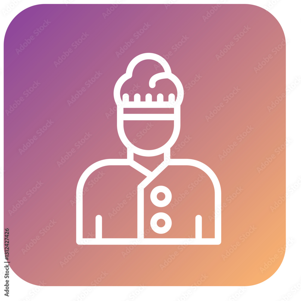 Vector Design Chef Icon Style