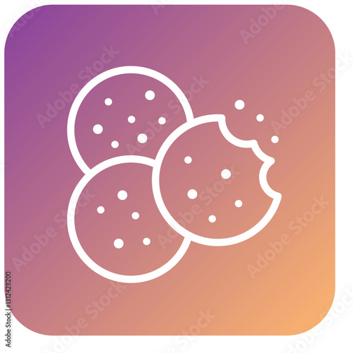 Vector Design Cookies Icon Style