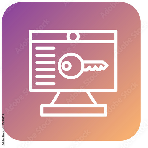 Vector Design Keylogger Icon Style