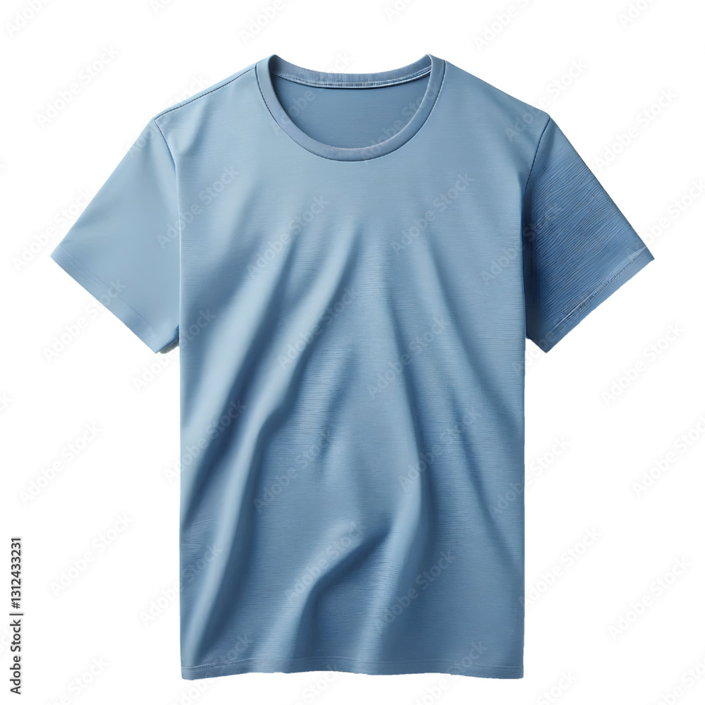 plain blue t-shirt isolated on white background plain blue t-shirt isolated on white background