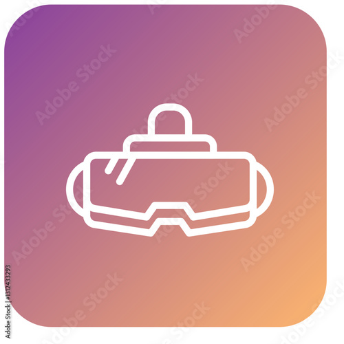 Vector Design Vr Glasses Icon Style