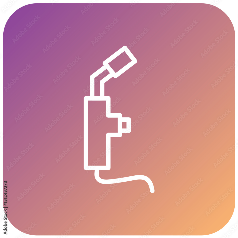 Obraz premium Welding Torch Vector Design Icon Style