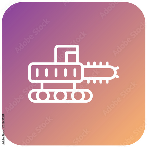 Trencher Vector Design Icon Style