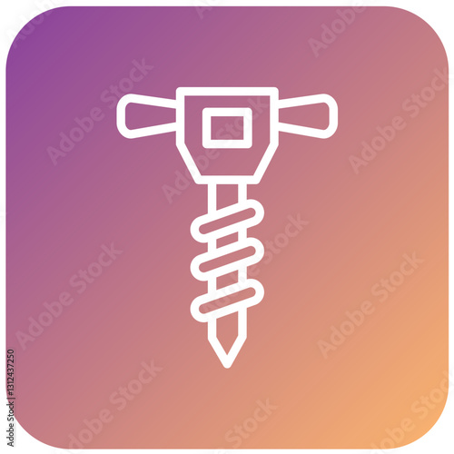 Auger Vector Design Icon Style