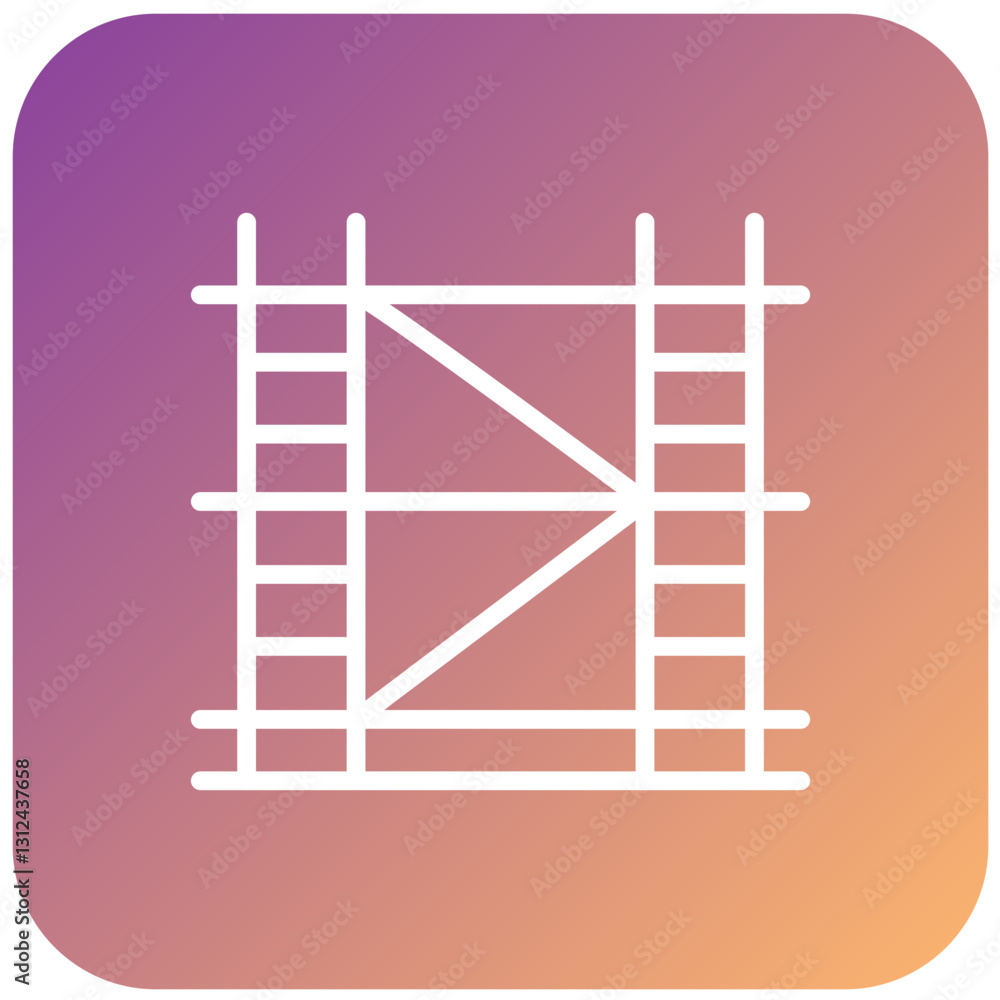 Scaffolding Plank Vector Design Icon Style Scaffolding Plank Vector Design Icon Style