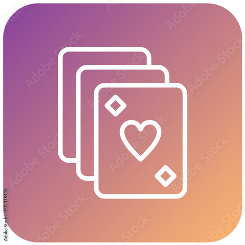 Card Deck Vector Design Icon Style