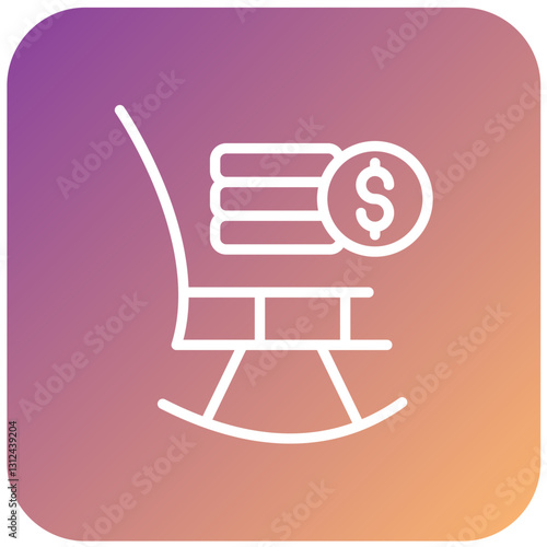 Retirement Fund Vector Design Icon Style