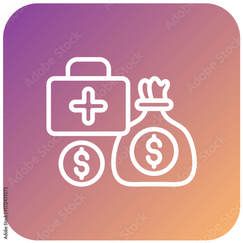 Emergency Fund Vector Design Icon Style