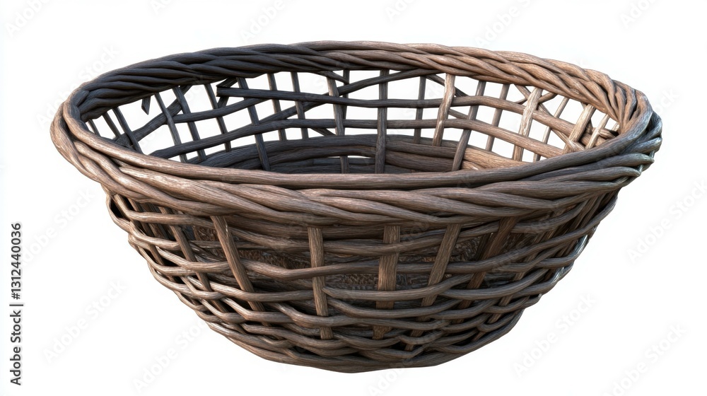 Obraz premium wicker basket isolated png file