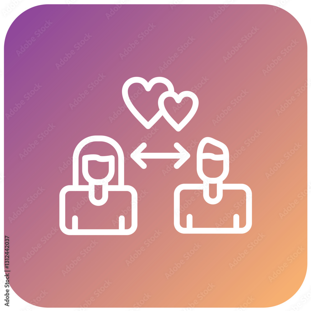 Relationship Status Vector Design Icon Style Relationship Status Vector Design Icon Style