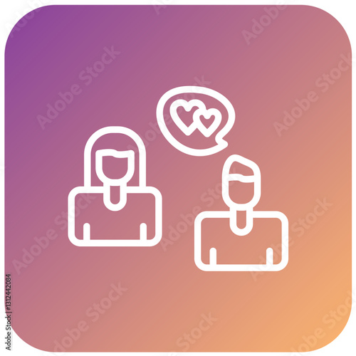 Flirtatious Vector Design Icon Style