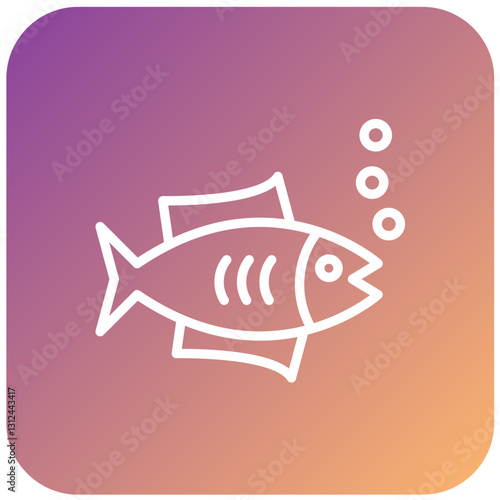 Tuna Vector Design Icon Style