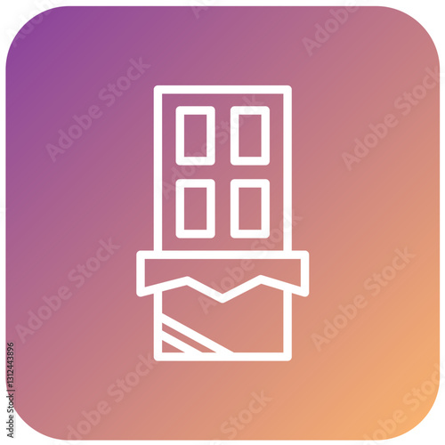 Dark Chocolate Vector Design Icon Style