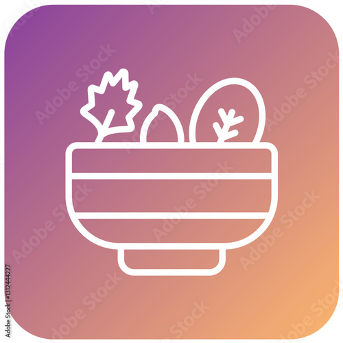 Greek Salad Vector Design Icon Style