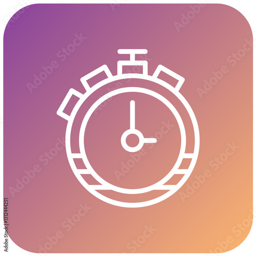 Stopwatch Vector Design Icon Style