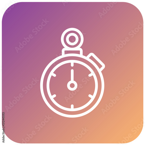 Stopwatch Vector Design Icon Style