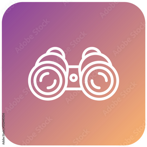 Binoculars Vector Design Icon Style