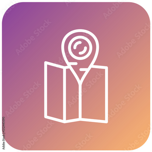Pinpoint Vector Design Icon Style