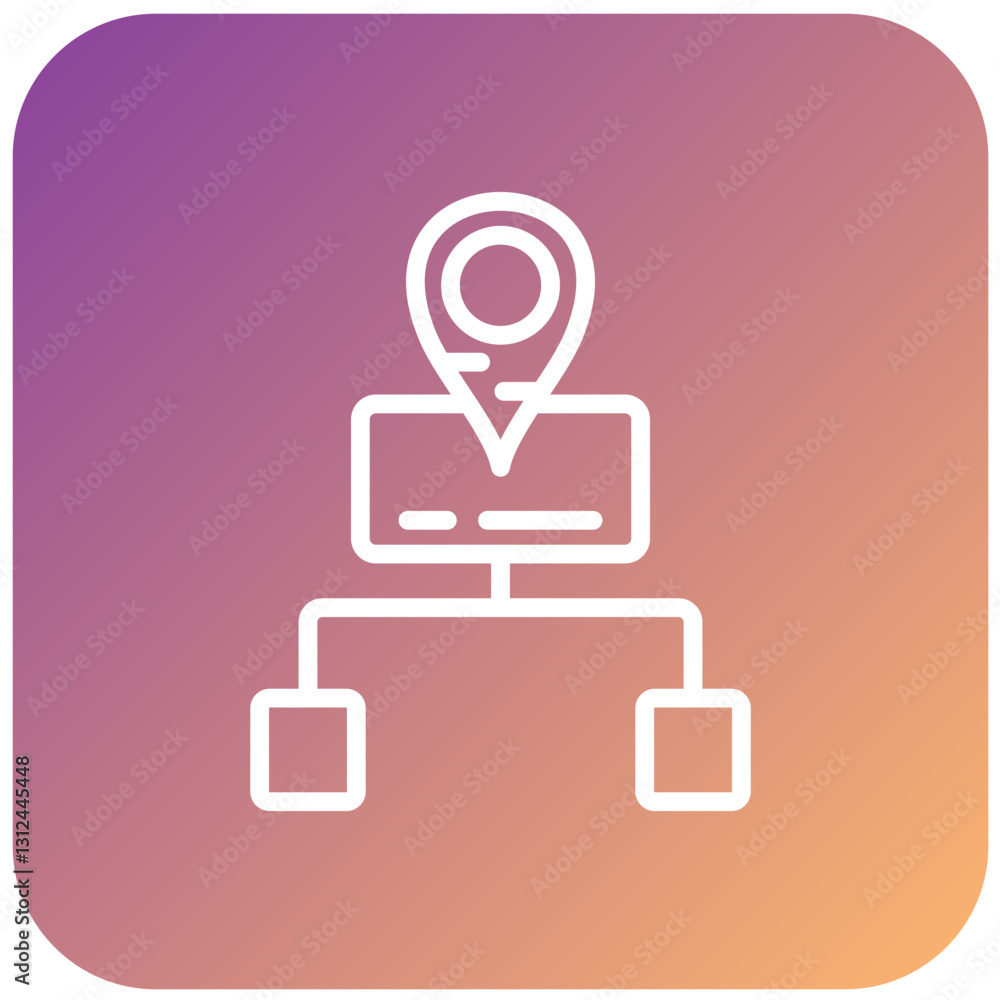 Sitemap Vector Design Icon Style Sitemap Vector Design Icon Style