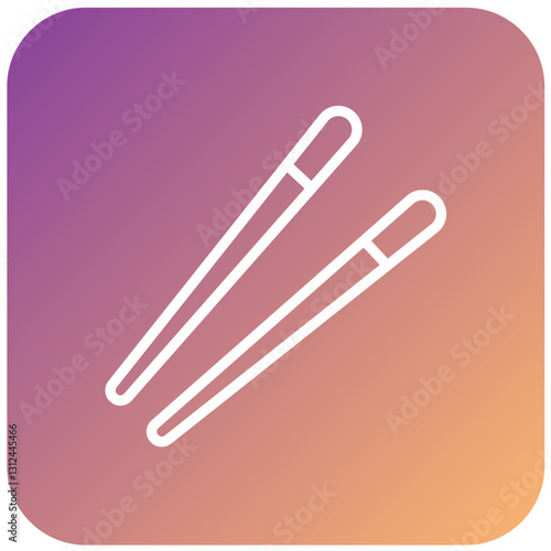 Vector Design Chopsticks Icon Style