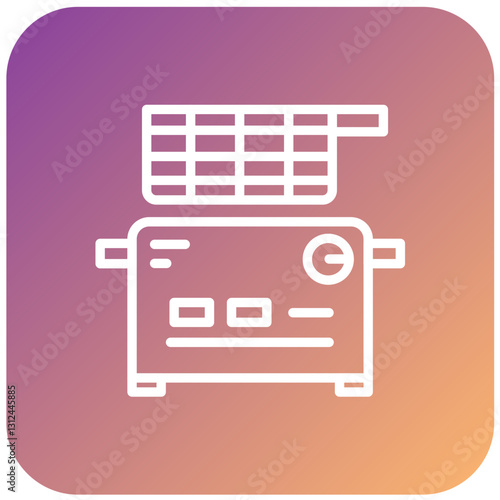Vector Design Fryer Icon Style