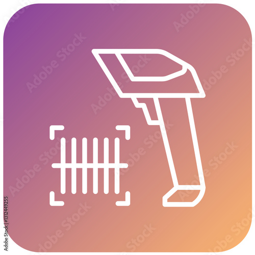Vector Design Barcode Scanner Icon Style