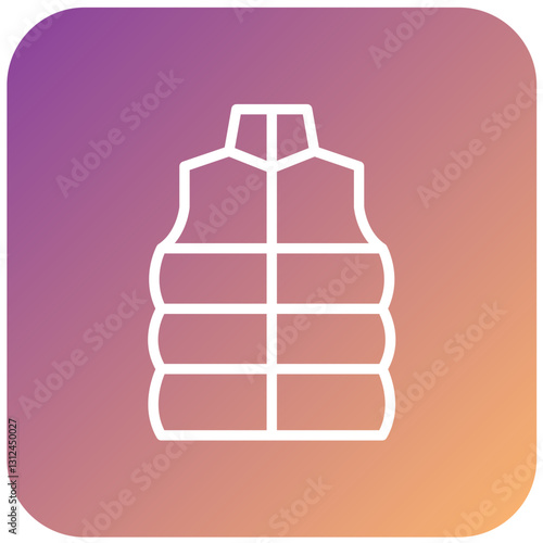 Vector Design Coat Vest Icon Style