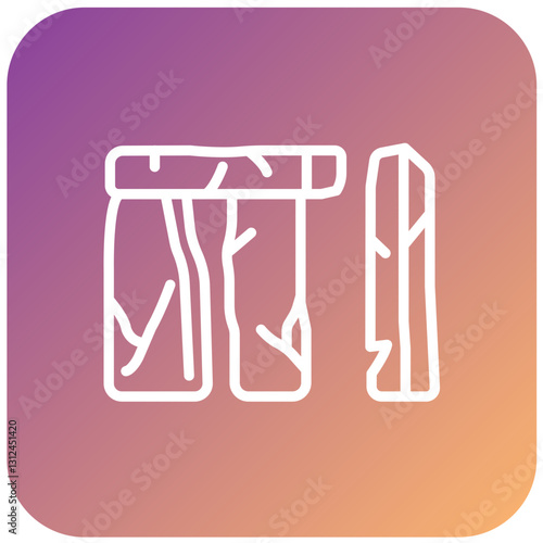 Vector Design Stonehenge Icon Style