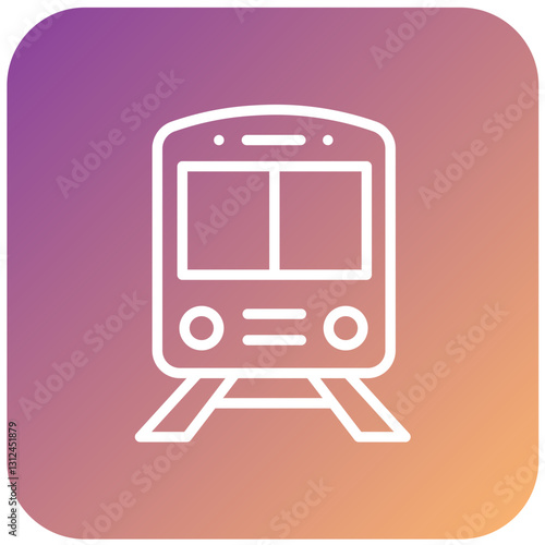 Vector Design Train Icon Style