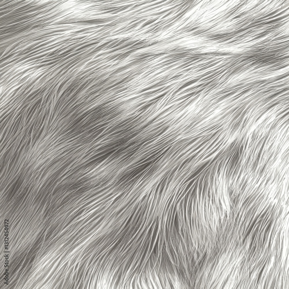 Detailed close-up of luxurious fur texture showcasing its softness and natural beauty Detailed close-up of luxurious fur texture showcasing its softness and natural beauty