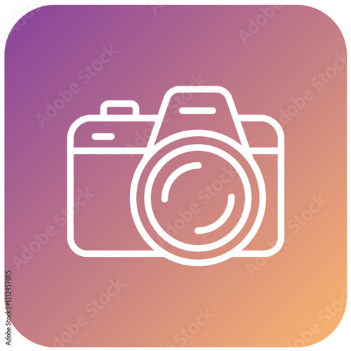 Vector Design Dslr Camera Icon Style