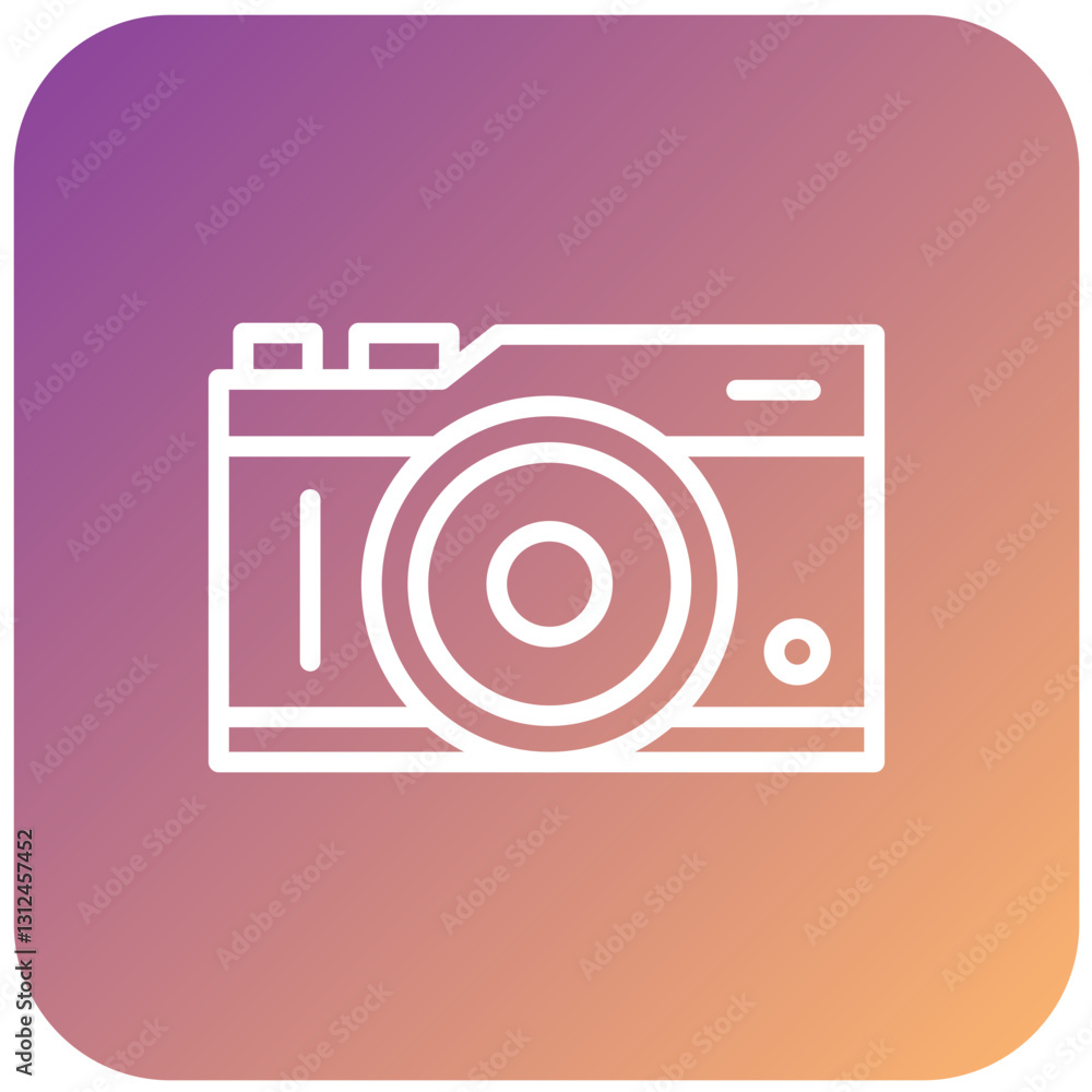 Vector Design Mirrorless Camera Icon Style Vector Design Mirrorless Camera Icon Style