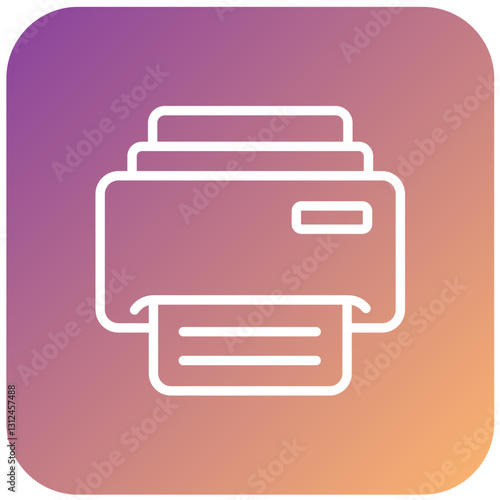 Vector Design Printer Icon Style