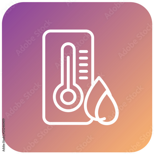 Vector Design Humidity Icon Style