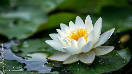 Wallpaper Mural White Lotus Flower Nature Photography Torontodigital.ca