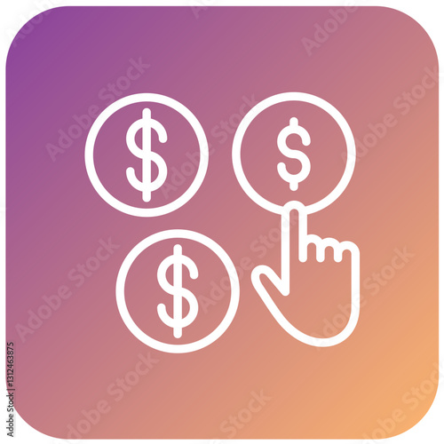 Vector Design Pay Per Click Icon Style