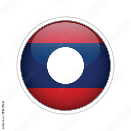 Laos Flag Sphere Vector Free Download Laos Flag Sphere Vector - GFXLoad
