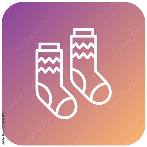 Vector Design Socks Icon Style