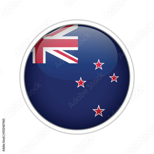 Free Download New Zealand Flag Sphere Vector - GFXLoad