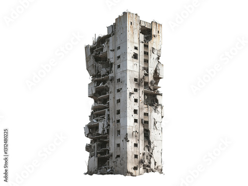 ruined skyscraper