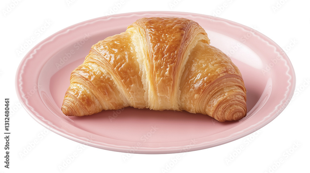 Golden Croissant Isolated on Transparent Background
Golden Croissant Isolated on Transparent Background