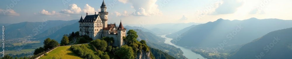 Castle hill, sweeping panorama, majestic view, beautiful, majestic, hill Castle hill, sweeping panorama, majestic view, beautiful, majestic, hill