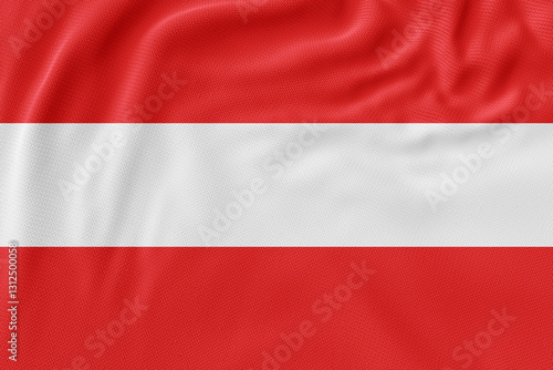 Free Download 3D flags of Austria waving together in the wind - GFXLoad