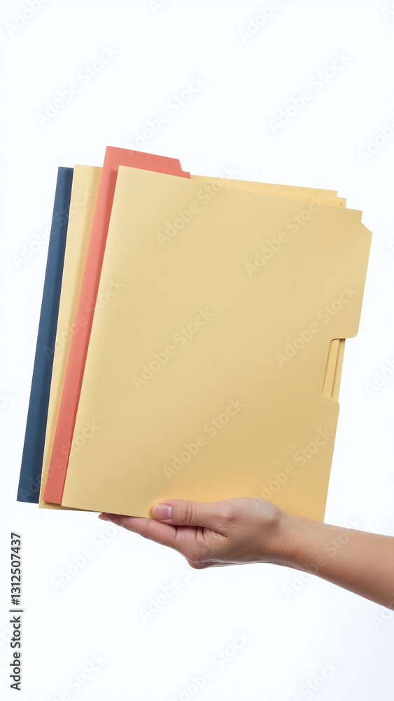 manila file folders held person isolation clear manila file folders held person isolation clear