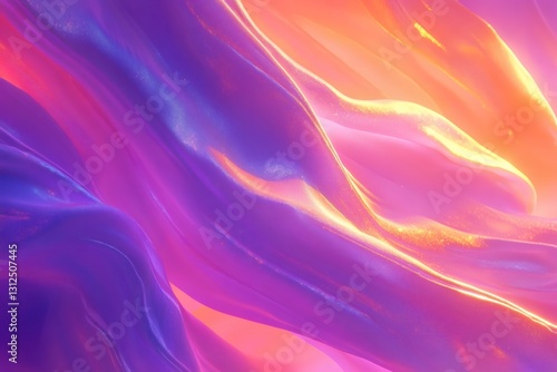 Wallpaper Mural Ethereal waves of luminous colors, a dreamscape of fluidity and motion Torontodigital.ca