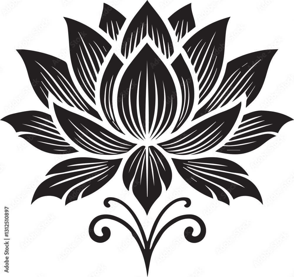 Obraz premium a beautiful lotus flower.
