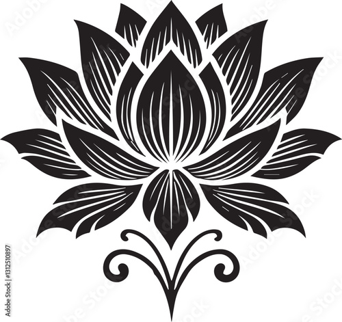 a beautiful lotus flower.