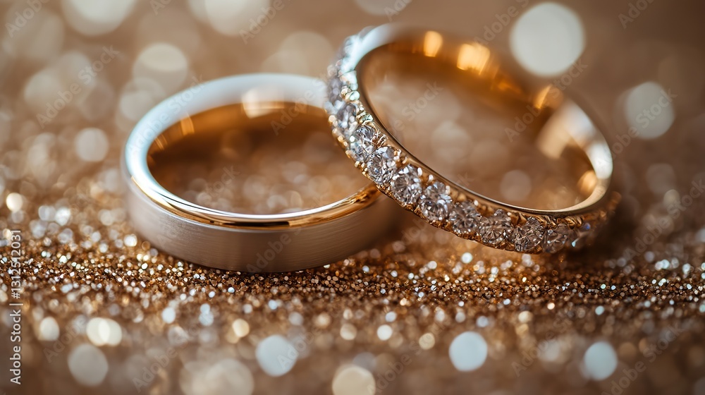 wedding rings close up with copy space wedding rings close up with copy space