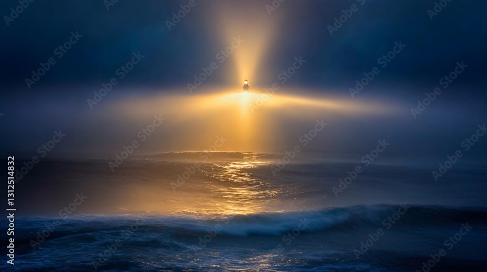 Point Cabrillo Lighthouse beaming light Point Cabrillo Lighthouse beaming light
